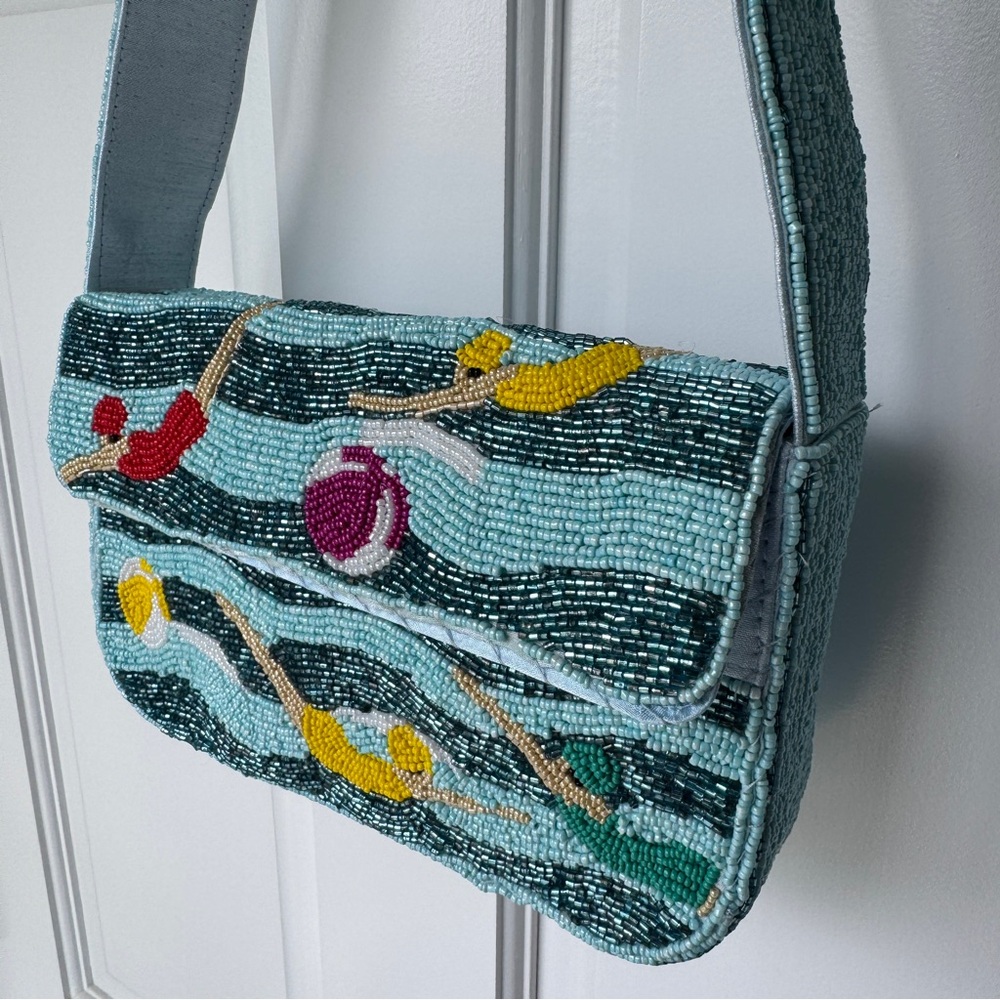 🪝Beaded shoulder bag - divers/swimmers